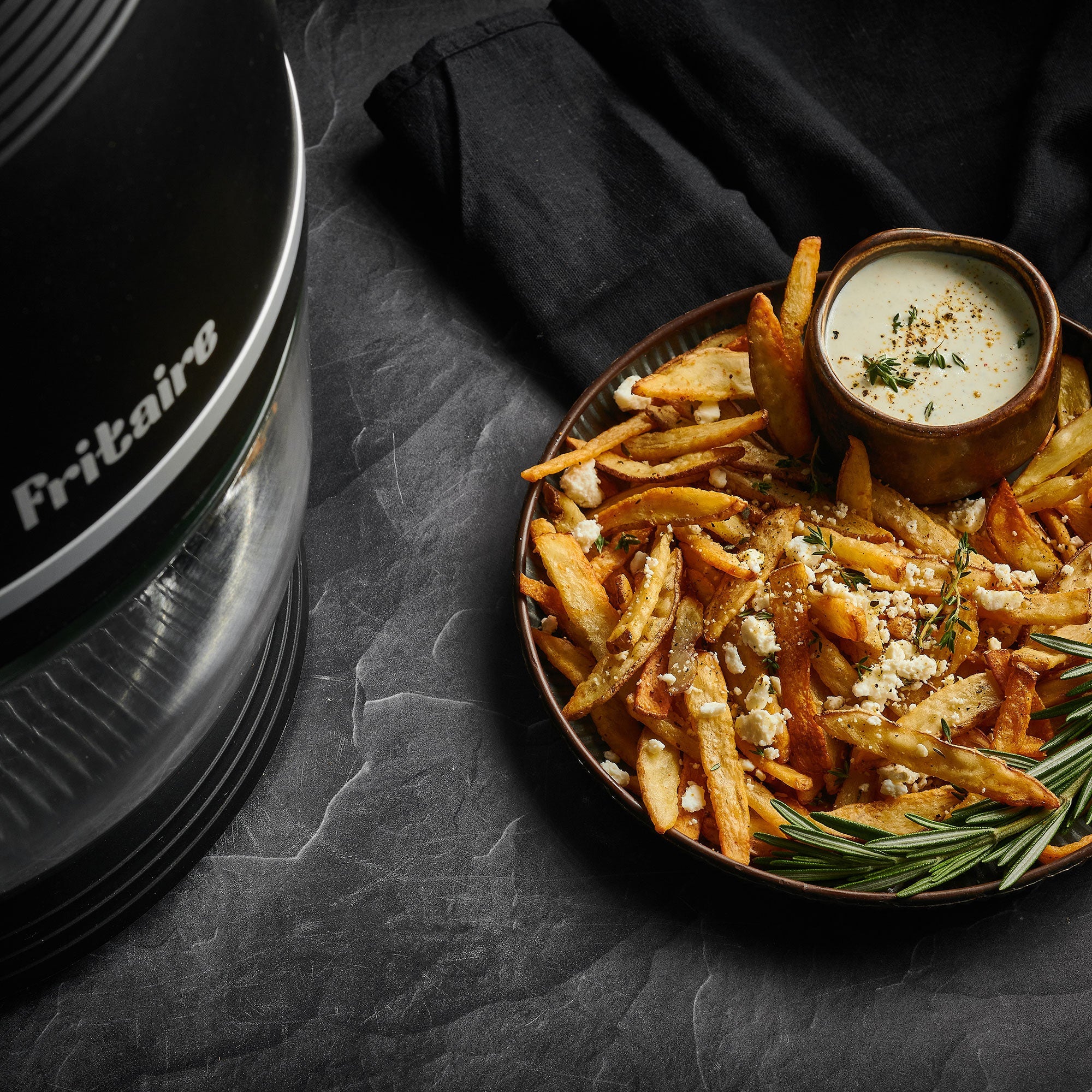 The Self-Cleaning Glass Bowl Air Fryer - TEAL