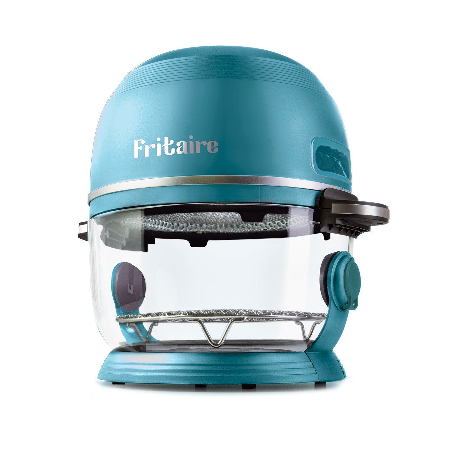 The Self-Cleaning Glass Bowl Air Fryer - TEAL