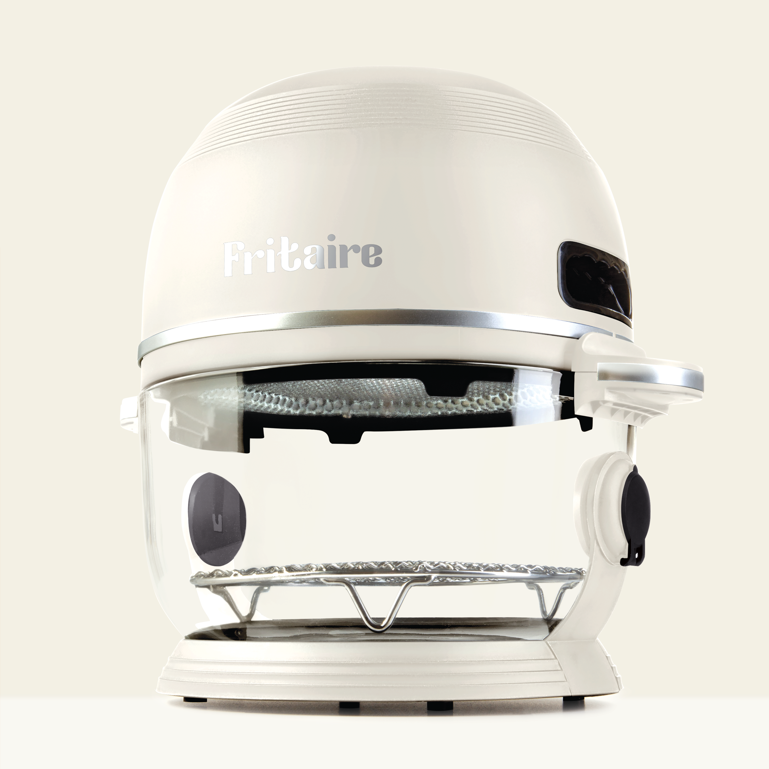 The Self-Cleaning Glass Bowl Air Fryer - LILY WHITE